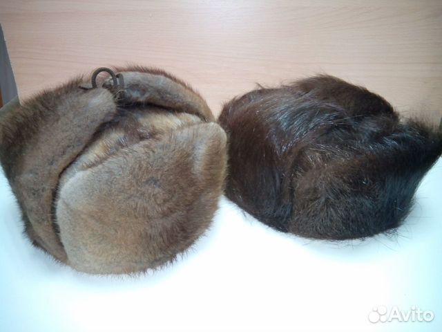 Норковая шапка мужская