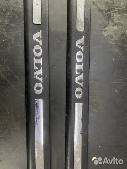 Молдинг порога Volvo s60 s80 xc70 xc90 v70