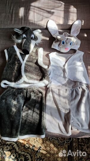 Костюм зайца и волка