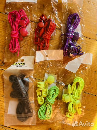 Силиконовые шнурки и резиновые