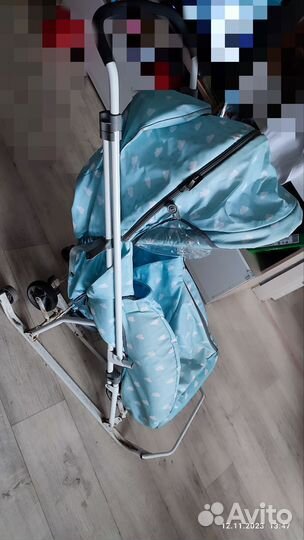 Детские санки коляска бу