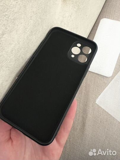 Чехол на iPhone 11 pro Сусальное золото 18 к