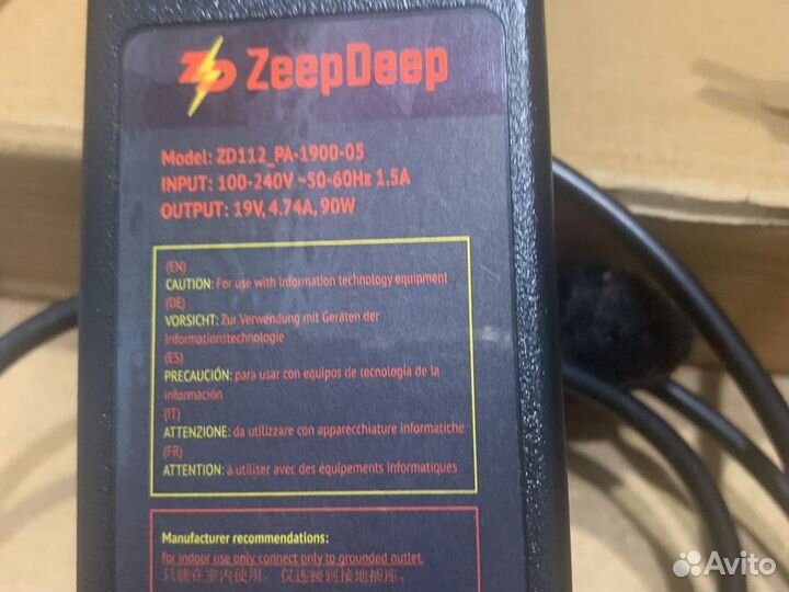 Новый Блок питания acer 19v 4.74a 90w