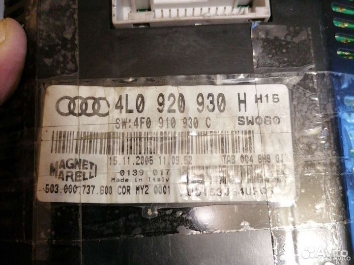 Панель приборов Audi Q7 3.0 BUG