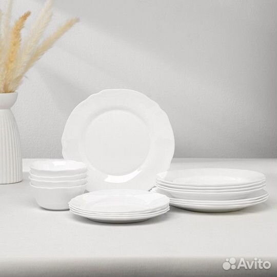 Набор столовый стеклокерамический louis XV, 16 пре