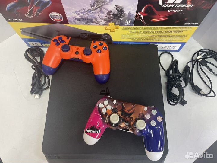 Игровые приставки Sony Playstation 4 slim 1TB (CUH