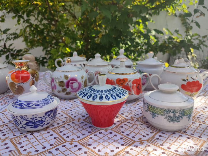 Сахарница СССР Чехословакия Германия Вазы