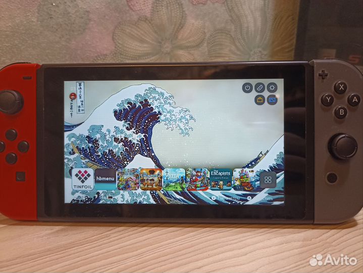 Nintendo switch прошитая + игры