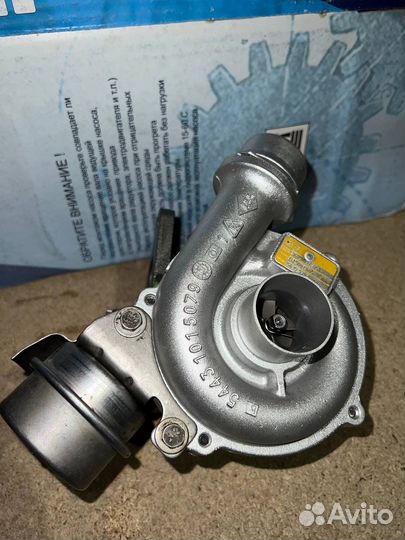 Турбина 54399700027 Renault megane, scenic, clio
