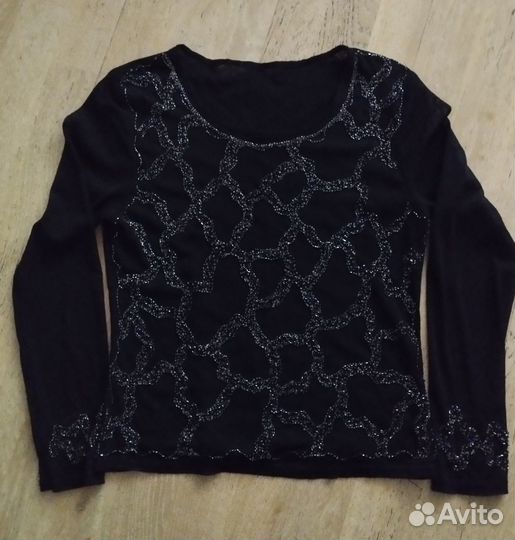 Блузка с бисером 46-48р