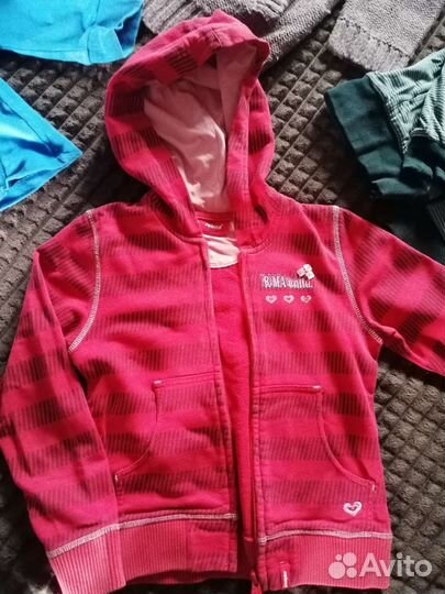 Вещи пакетом на девочку, 116 см