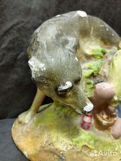 Волк и красная шапочка гипс