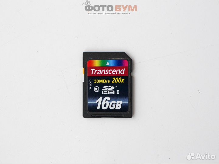Карта памяти sdhc Transcend 16GB