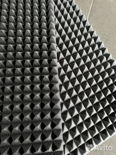 Акустический поролон Пирамида 2х1м в наличии