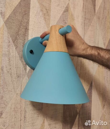 Бра настенное синее