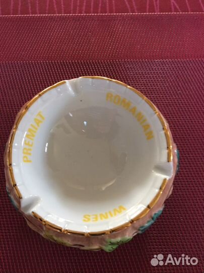 Пепельница фарфоровая