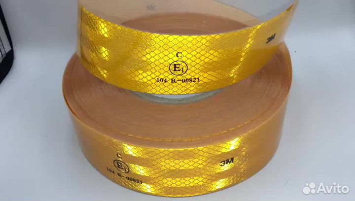 Лента светоотражающая желтая 3М