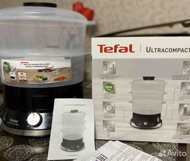 Пароварка tefal новая