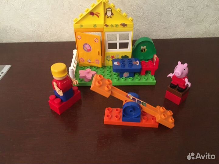 Лего Дом Пеппы,75822 Piggy Plane,Duplo автомобиль