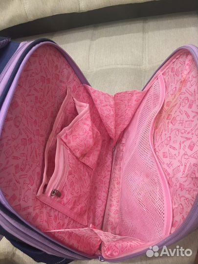 Рюкзак школьный ортопедический для девочки бу