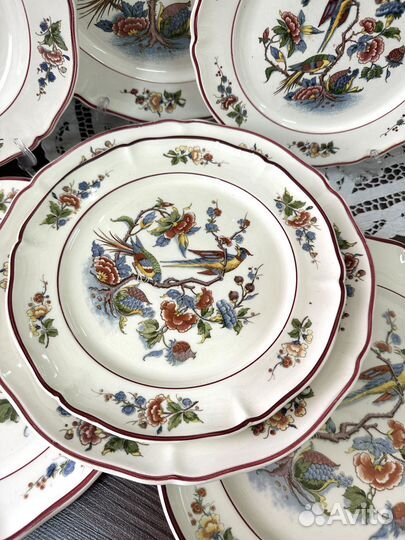 Антикварные тарелки Villeroy & Boch серия Phoenix