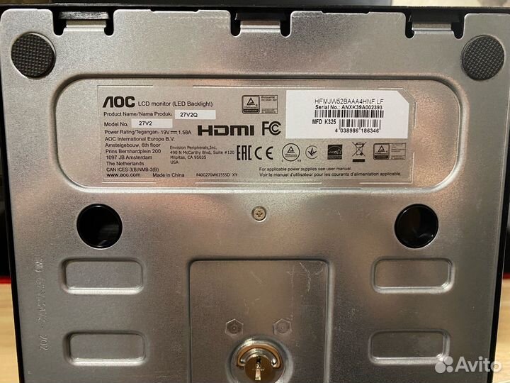 Монитор aoc 27