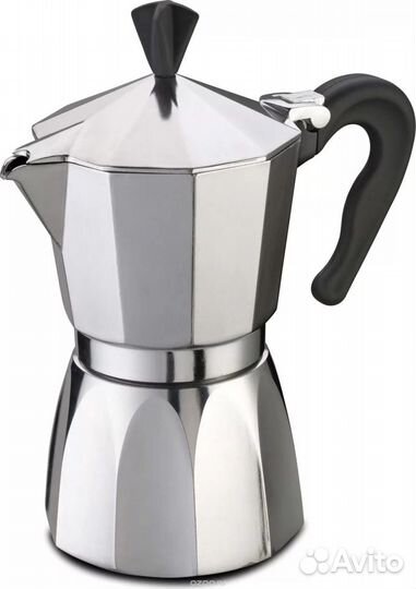 Гейзерная кофеварка 0,4-0,7л, нержав. сталь