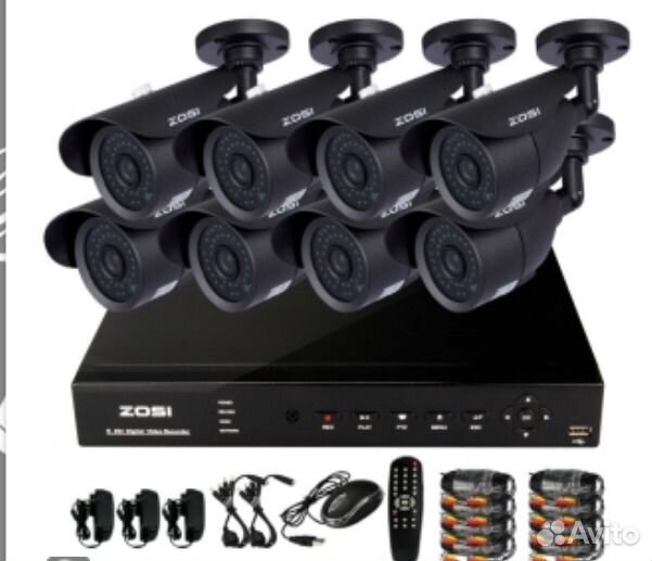 Комплект видеонаблюдения до 8 камер