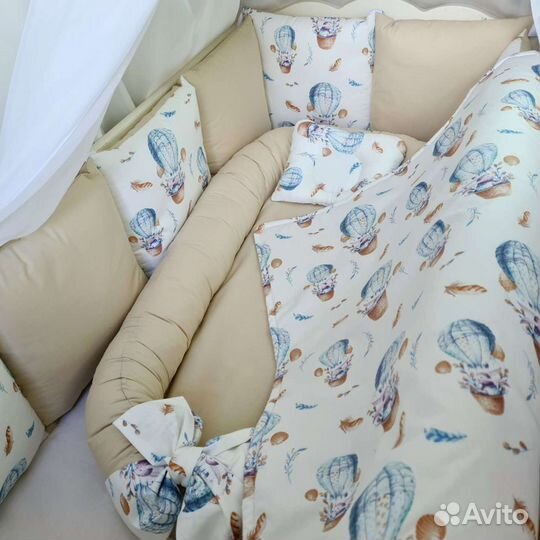 Новый комплект бортики и одеяло