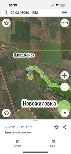 Участок 7,25 га (СНТ, ДНП)