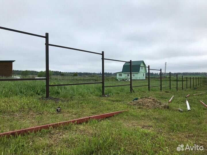 Каркас забора