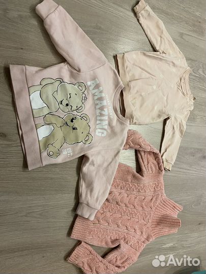 Вещи пакетом для девочки 86 92