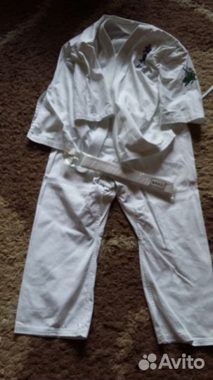 Кимоно (куртка, и штаны) детское новое, 9-11 лет