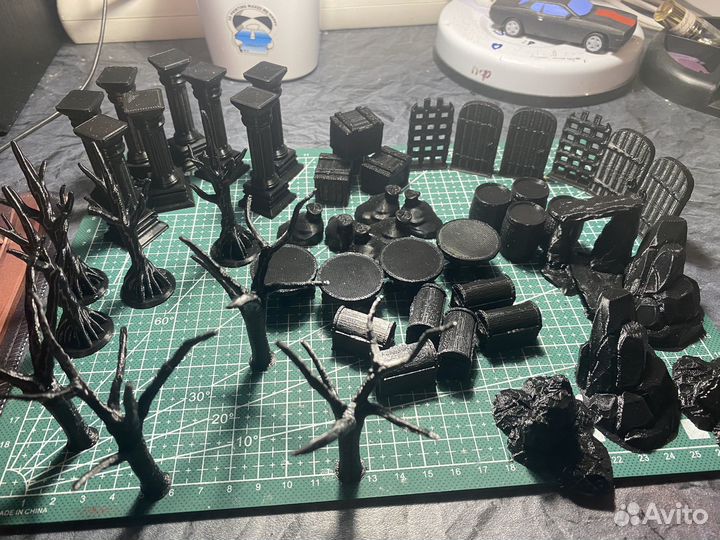 3D-печать, 3D-моделирование, окраска моделей