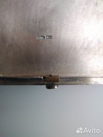 Серебрянный портсигар