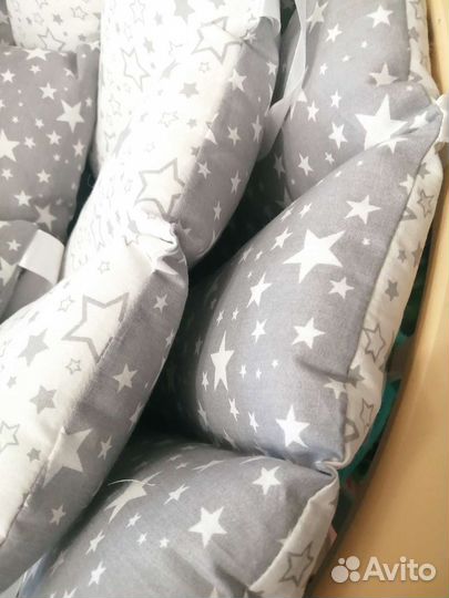 Новые бортики на детскую кроватку