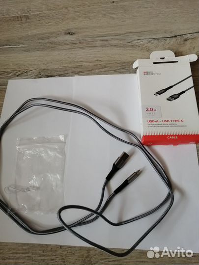 Новый Кабель USB Type-C InterStep USB3.0, 2м