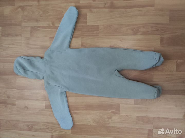 Детский комбинезон из футера с начесом 74-80