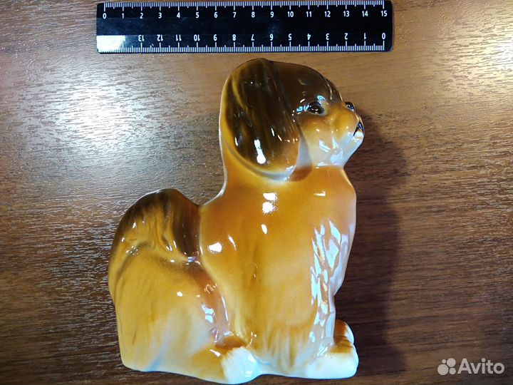 Фигурка собачки из керамики