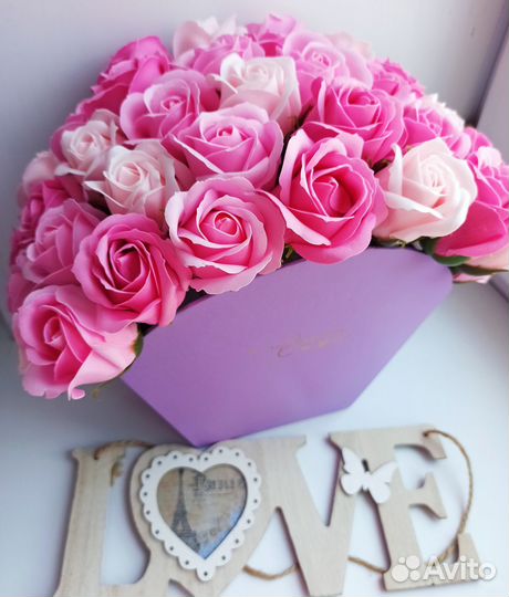 Букеты из мыла