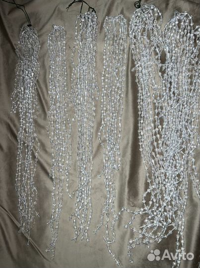 Бусы кристаллы для свадьбы