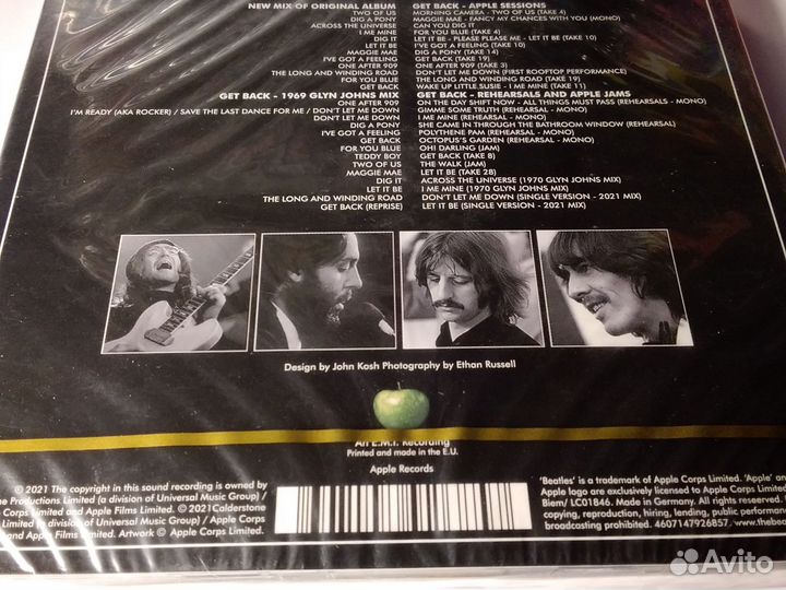 The Beatles Let it Be 2 cd
