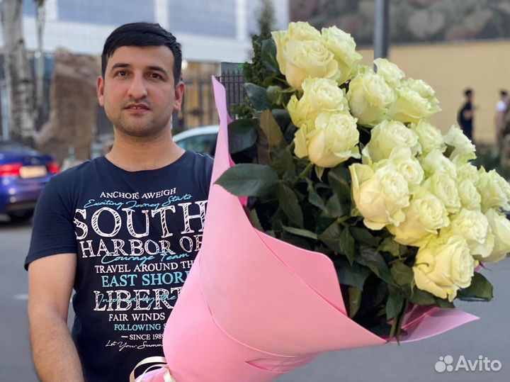 Розы Эквадор Доставка цветов 25 51 101 роза Цветы