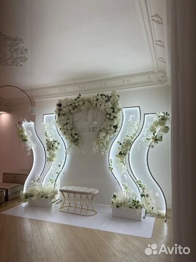 Фотозона, свадебная арка