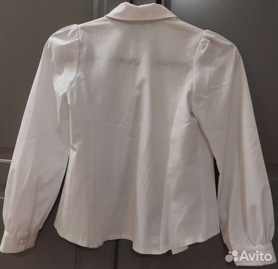 Блузка белая для девочки 122