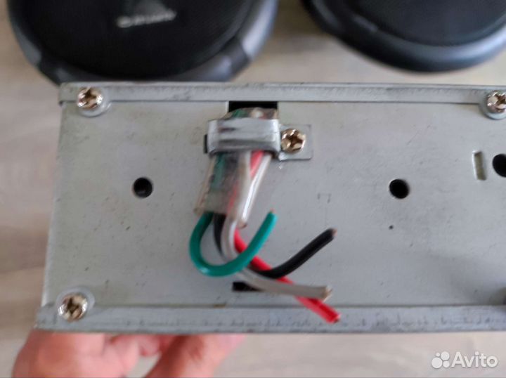 Авто акустика + кассетная магнитола