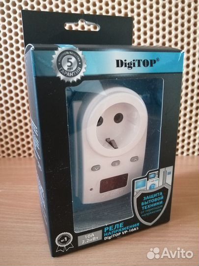 Реле-ограничитель напряжения Digi Top-VR10AS