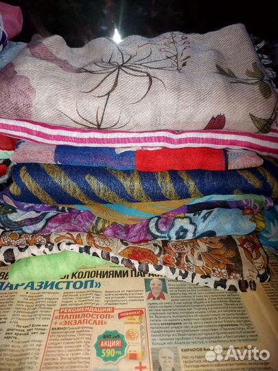 Шарфы, палантины, бесплатно