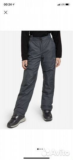 Брюки утепленные для девочек outventure