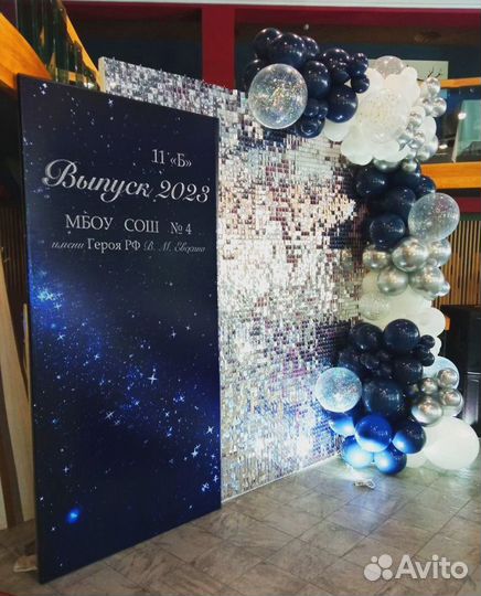 Оформление свадьбы, фотозона, шары